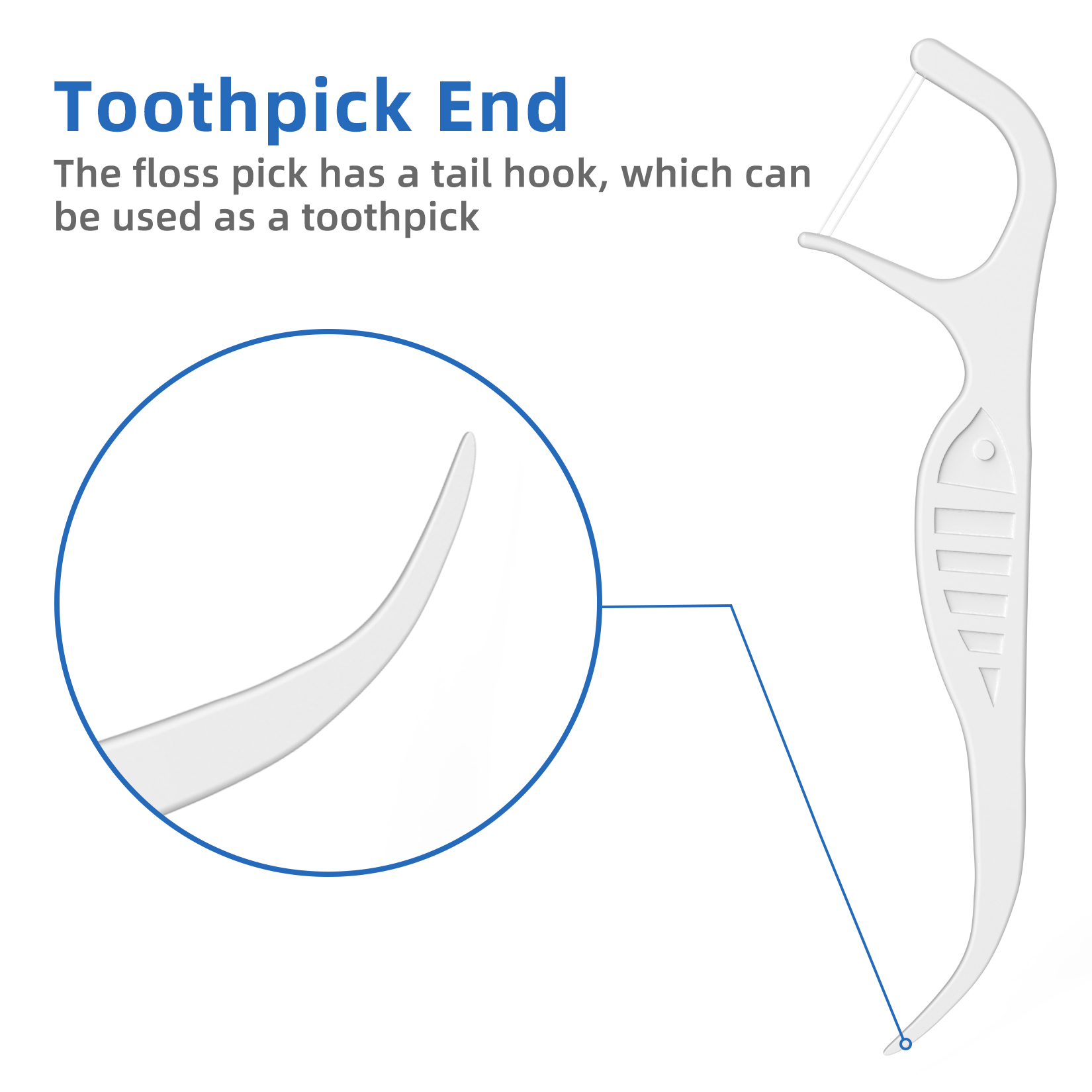 Braces Flosser, Orthodontic Flossers for Braces, Mint Flavor, 80 Count (Pack of 2)