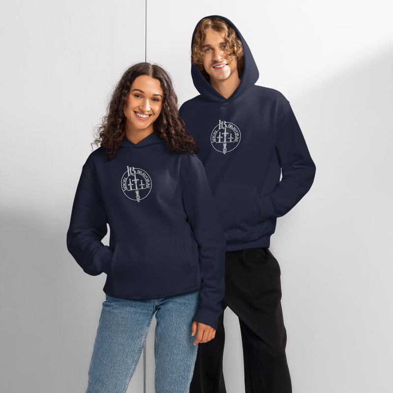 Unisex džemperis su gobtuvu