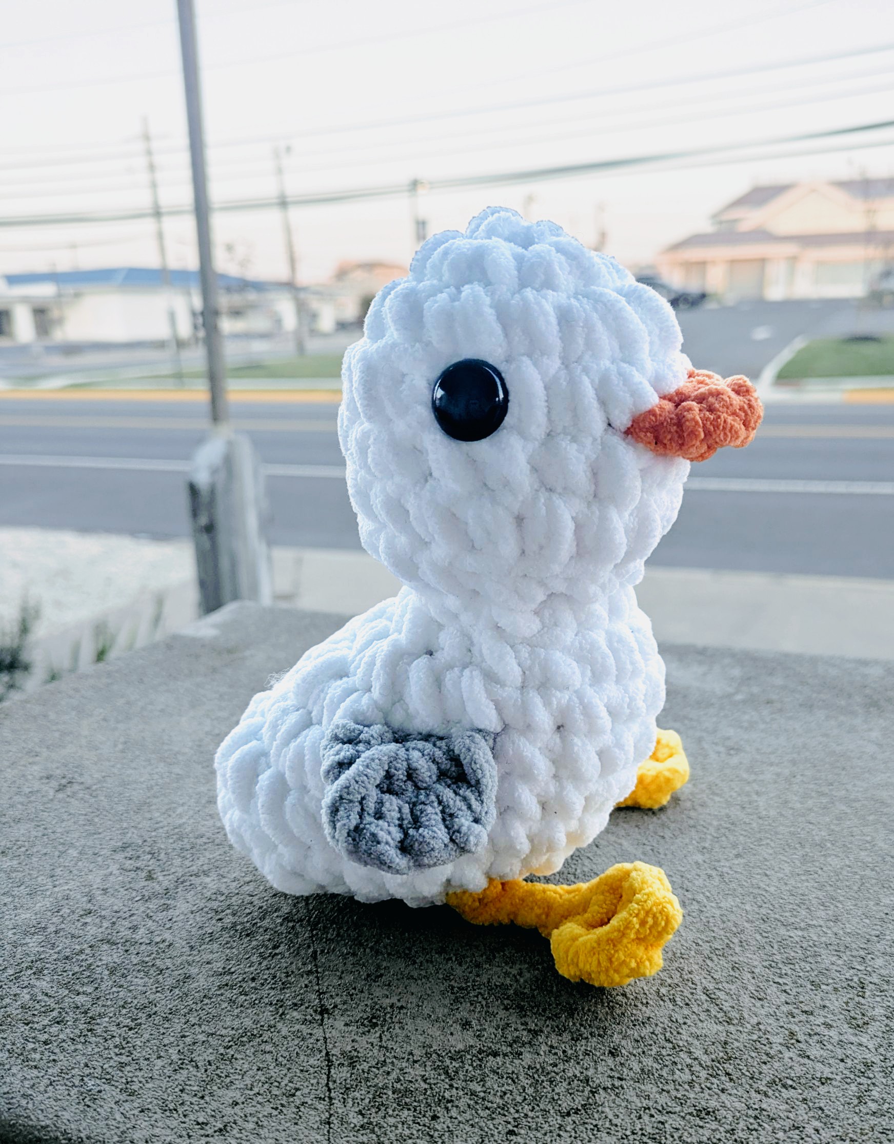 Handmade Plush Seagull