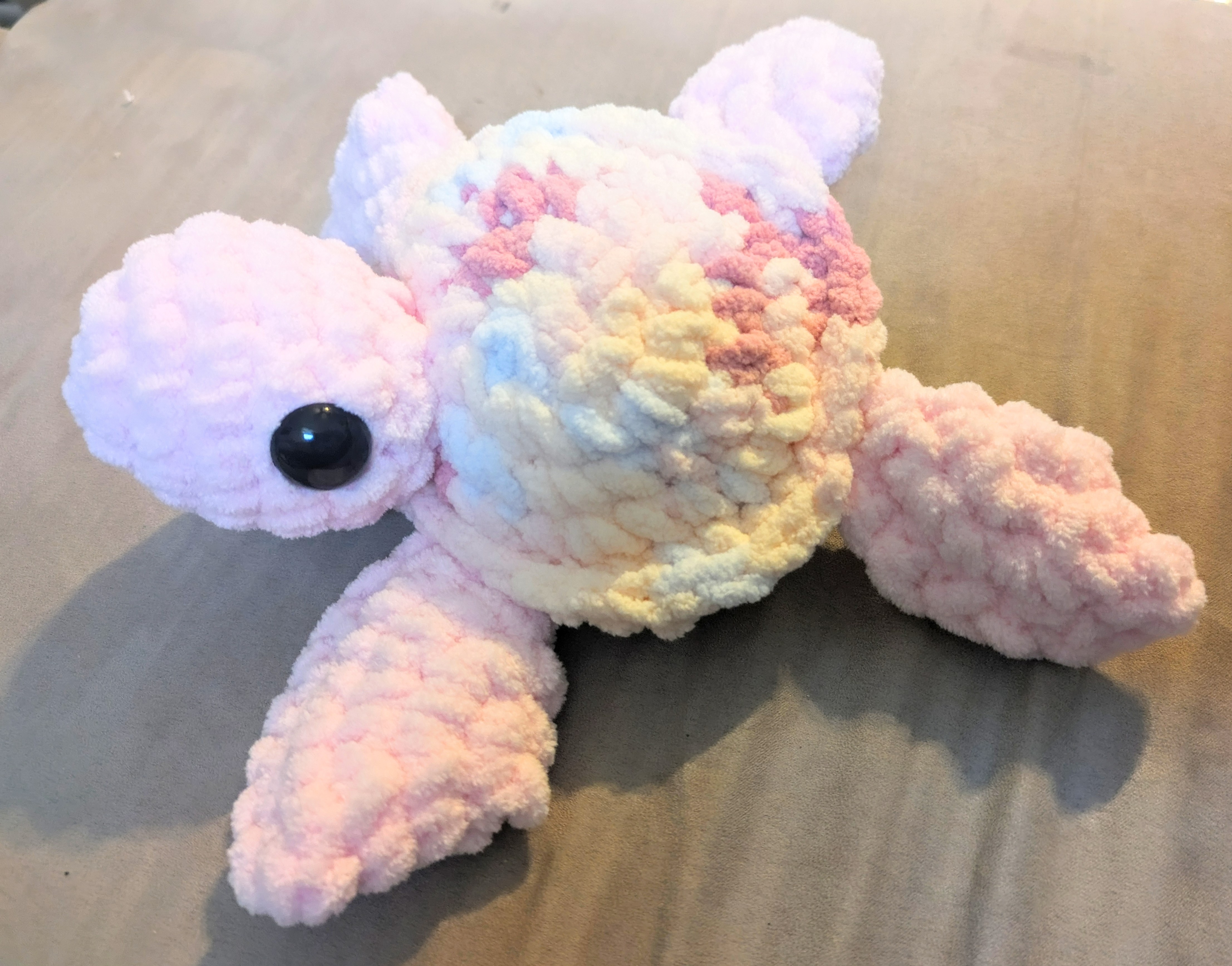 Handmade Plush Turtle Toy