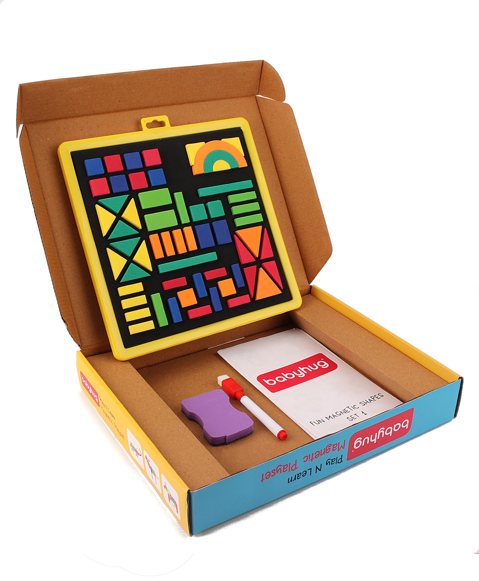 Babyhug Play N Learn Magnetic Playset With Write & Wipe Feature - 300+ Patterns