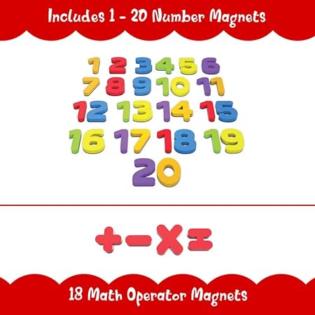 Wembley Fun with 3 in 1 Magnetic Alphabets for Kids Learning with Number Brain Game Activity Toys for 3 4 5Years Old