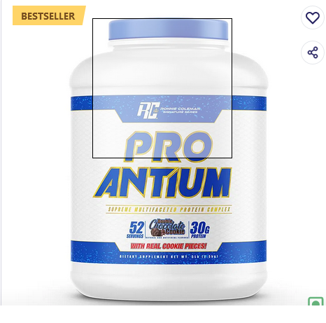 RONNIE COLEMAN Pro Antium, 5 lb, Double Chocolate Cookies