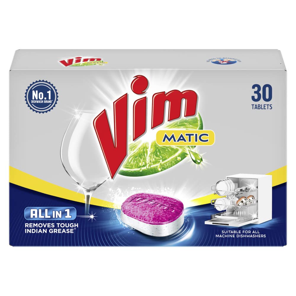 Vim Matic machine dishwasher All-In-One tablets