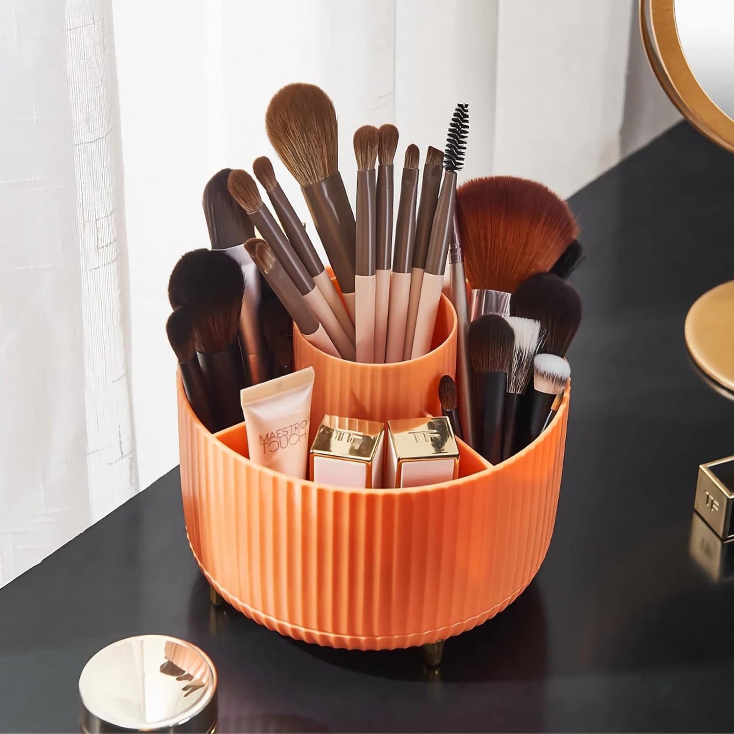 Zollyss Makeup Brush Holder Organizer