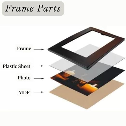Dinine Craft A4 size wall photo frame set of 2 