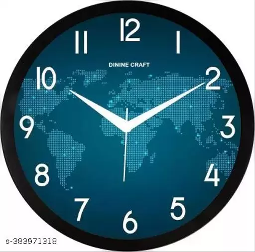 Dinine Craft Analog 31 cm X 31 cm Wall Clock