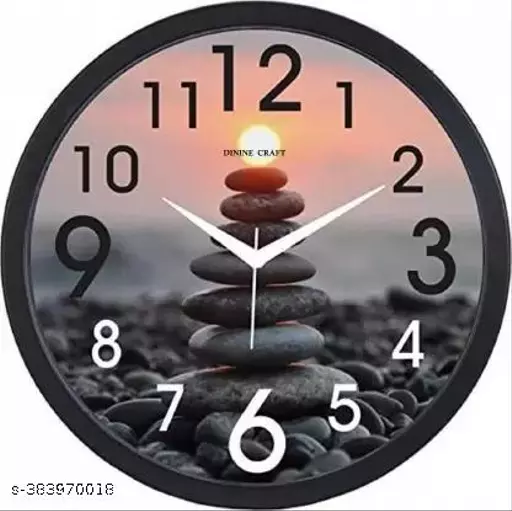 Dinine Craft Analog 31 cm X 31 cm Wall Clock