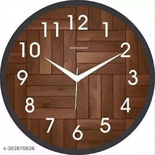Dinine Craft Analog 31 cm X 31 cm Wall Clock