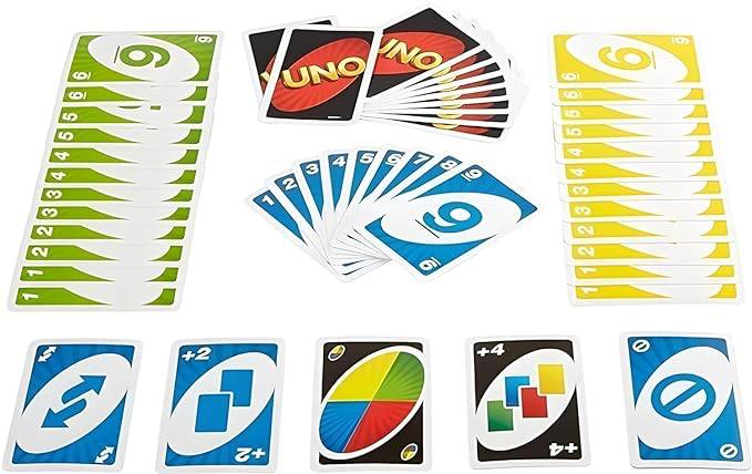 SADVIDHYA UNO Playing Card Game for Family Night, Travel Game & Gift Set for Kids. (Pack of 1)