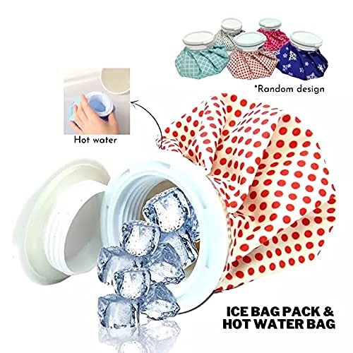 SAXAT hot water bag for pain relief hot bag for pain relief ice pack heating pad heat pad hot pack ice bag for knee neck back muscle pain relief (Hot/cold pack 6 inch)