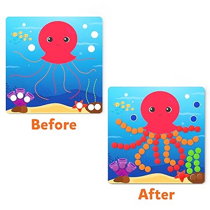 Skillmatics Paper Art Activity - Dot It With Magnets Animals,