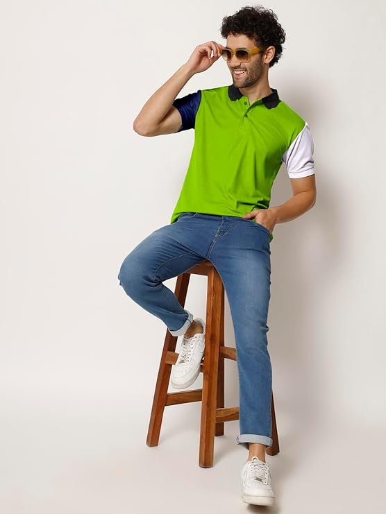 SWADESI STUFF Trendy Half Sleeve Regular Fit Men's Polo