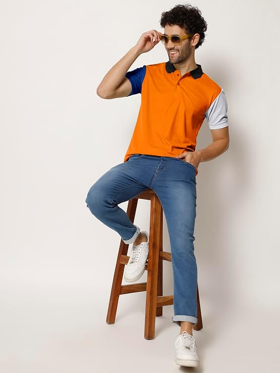SWADESI STUFF Trendy Half Sleeve Regular Fit Men's Polo