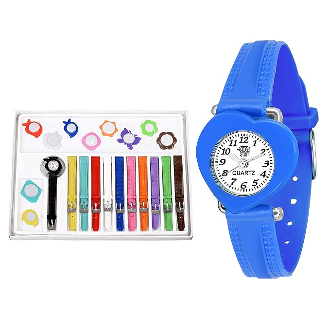 SWADESI STUFF Analogue Rubber Multicolor Dial and Band 11 Belt Watches for Girls