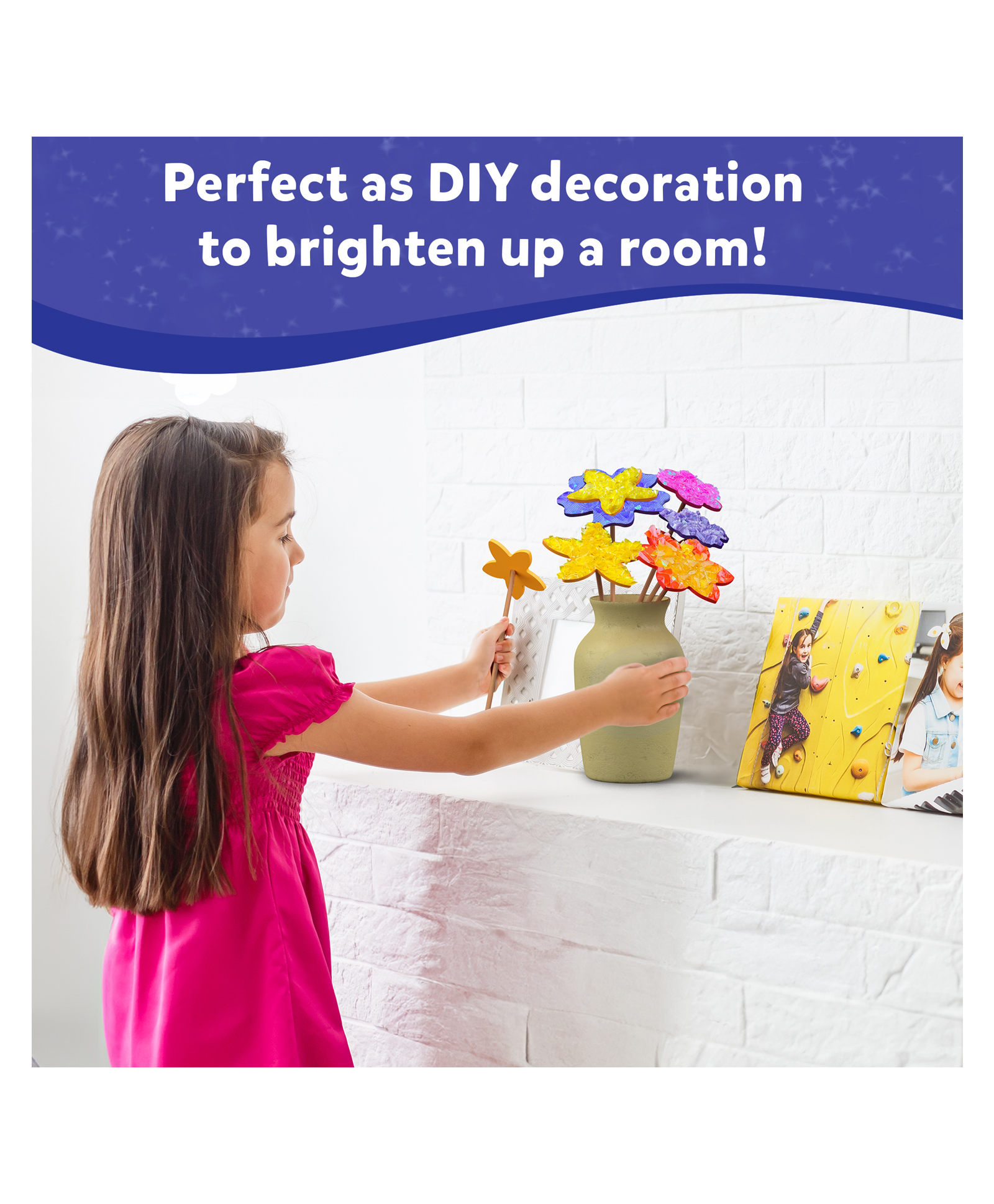 Skillmatics Art & Craft Activity - Poke-in Art Flower Bouquet Mess-Free Art for Kids