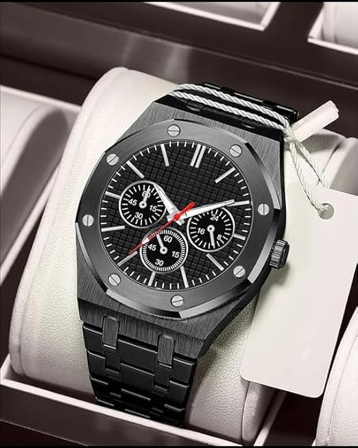 SWADESI STUFF Metallic Multi Dial Multi Case Multi Belt Watches for Men