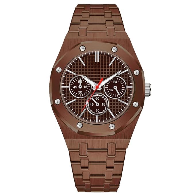 SWADESI STUFF Metallic Multi Dial Multi Case Multi Belt Watches for Men