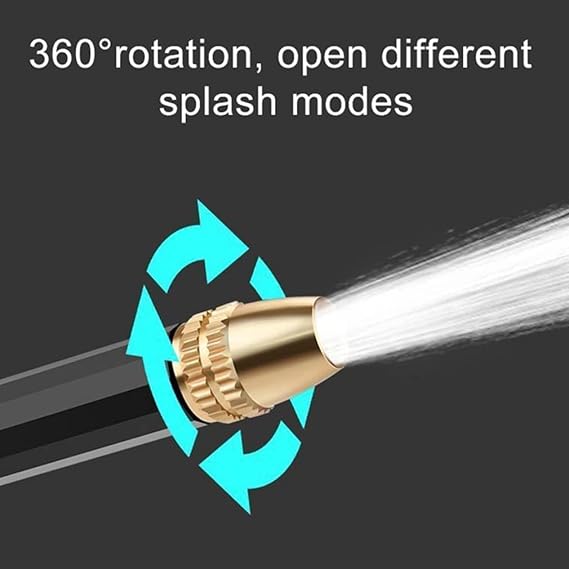Rylan Mini High Pressures Water Spray Trigger Brass Nozzle Water Gun Garden Washing Tools Accessories 360° Water Jet Gun Sprayer for Watering Plants, Cleaning Car Wash