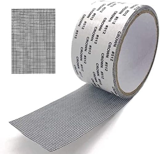 Rylan Mosquito net Patch Repair Tape | Strong Adhesive & Waterproof Window Mosquito net Covering Mesh Tape for Door Tears Holes Screen Patch Repair (200Cm X 5CM) (net Tape) (Pack of 1)