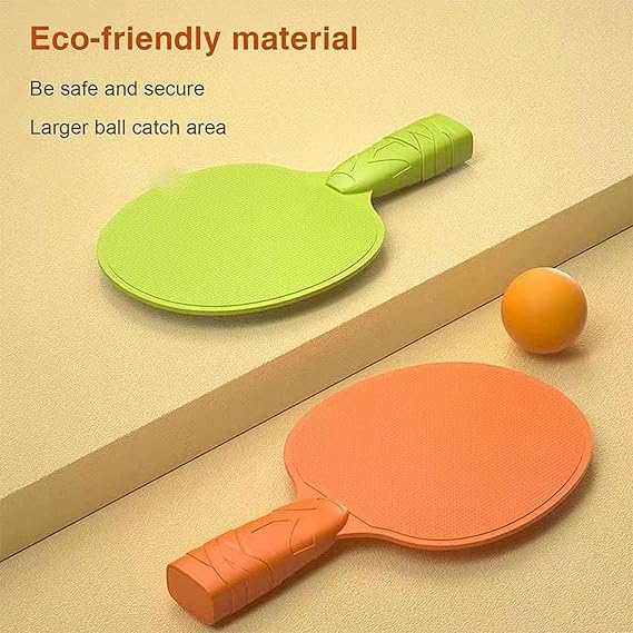 Rylan Hanging Table Tennis Self Training Indoor Gaming 2 Racket & 6 Practice Ball Portable - Double Sparring Hanging Toys Parent Child Interaction Indoor Toys (1)