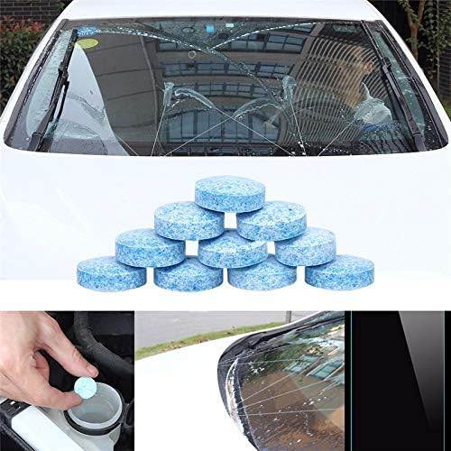 Rylan Car Accessories in 30 PCs Car Wiper Detergent Effervescent Tablets Washer Auto Windshield Cleaner Glass Wash Cleaning Tablets