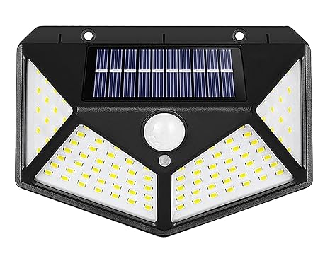 NEW Bright Outdoor Solar Lights with Motion Sensor Solar Powered Wireless Waterproof Night Spotlight for Outdoor/Garden Wall, Solar Lights for Home (1.5, Volts)