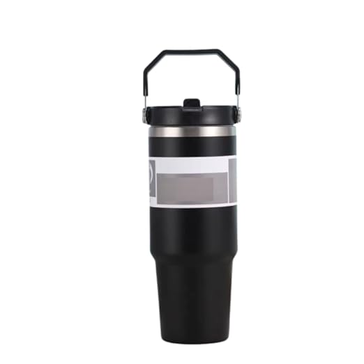 STAR WORK 900 ML Stainless Steel Car Thermos Outdoor Sports Water Kettle Portable Gym Outdoor Bottle Cold and Hot Double-Layer Insulated Cup Tumbler