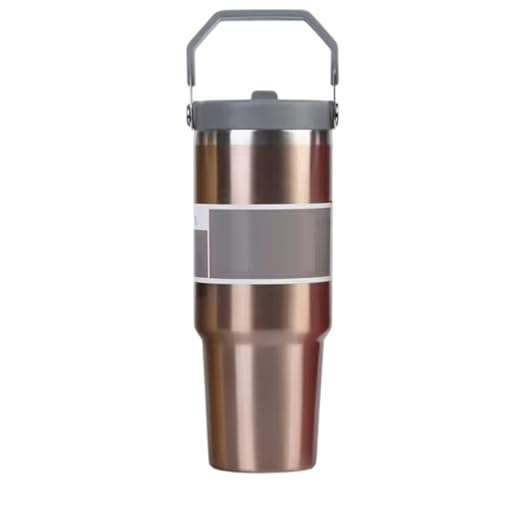 STAR WORK 900 ML Stainless Steel Car Thermos Outdoor Sports Water Kettle Portable Gym Outdoor Bottle Cold and Hot Double-Layer Insulated Cup Tumbler