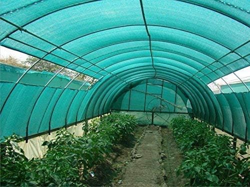 ArtRIght UV Stabilized Agro Green House Net Garden Shadenet - 75% 3mx 5 m (10ft x 16ft) - Green (75%, 3x5m)