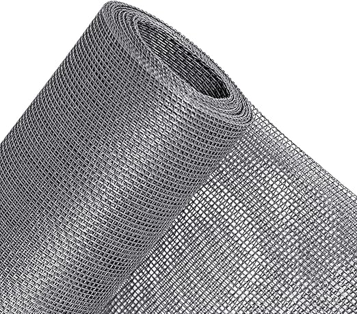 HOME BUY Fiber Glass Mosquito Mesh Net Jali for Doors, Windows, Home, Balcony Safety net Garden Machcharjali for Window bacony Big Size roll 200gsm (Black, 4ftx10ft)