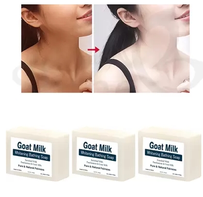 panthi Goat Milk Whitening Soap For Skin Brightening Natural Soap (3 Pcs)  (3 x 100 g)