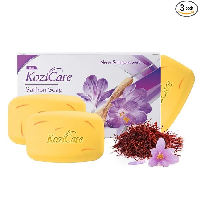 Kozicare Kojic Acid Soap & Glutathione Soap | Saffron Soap | Body Tan Removal Soap & Detan Soap
