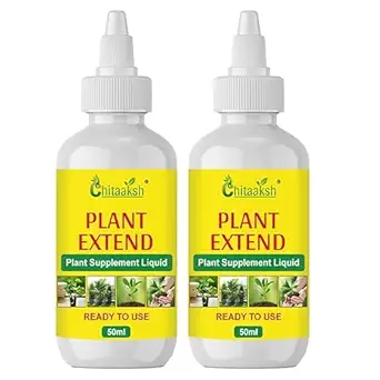 Plant Boost Enhancer Supplement - Root Enhancer for Plants, Pot Plant Growth Enhancers, Take Root Rooting Hormone Supplement for Transplant, Indoor & Outdoor Plants, Each 50ml, Pack of 2