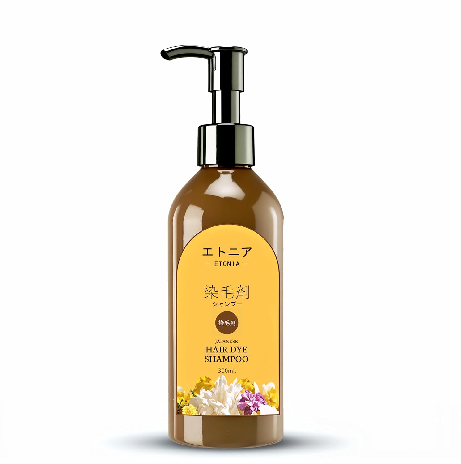 Japanese Hair Dye Shampoo Long Lasting Natural HairDye Shampoo for Man & Women, Premium Japanese Natural & Hair ColourShampoo for Women Black | Home HairColor Solution 300ml (PACK OF 1) (1PACK)