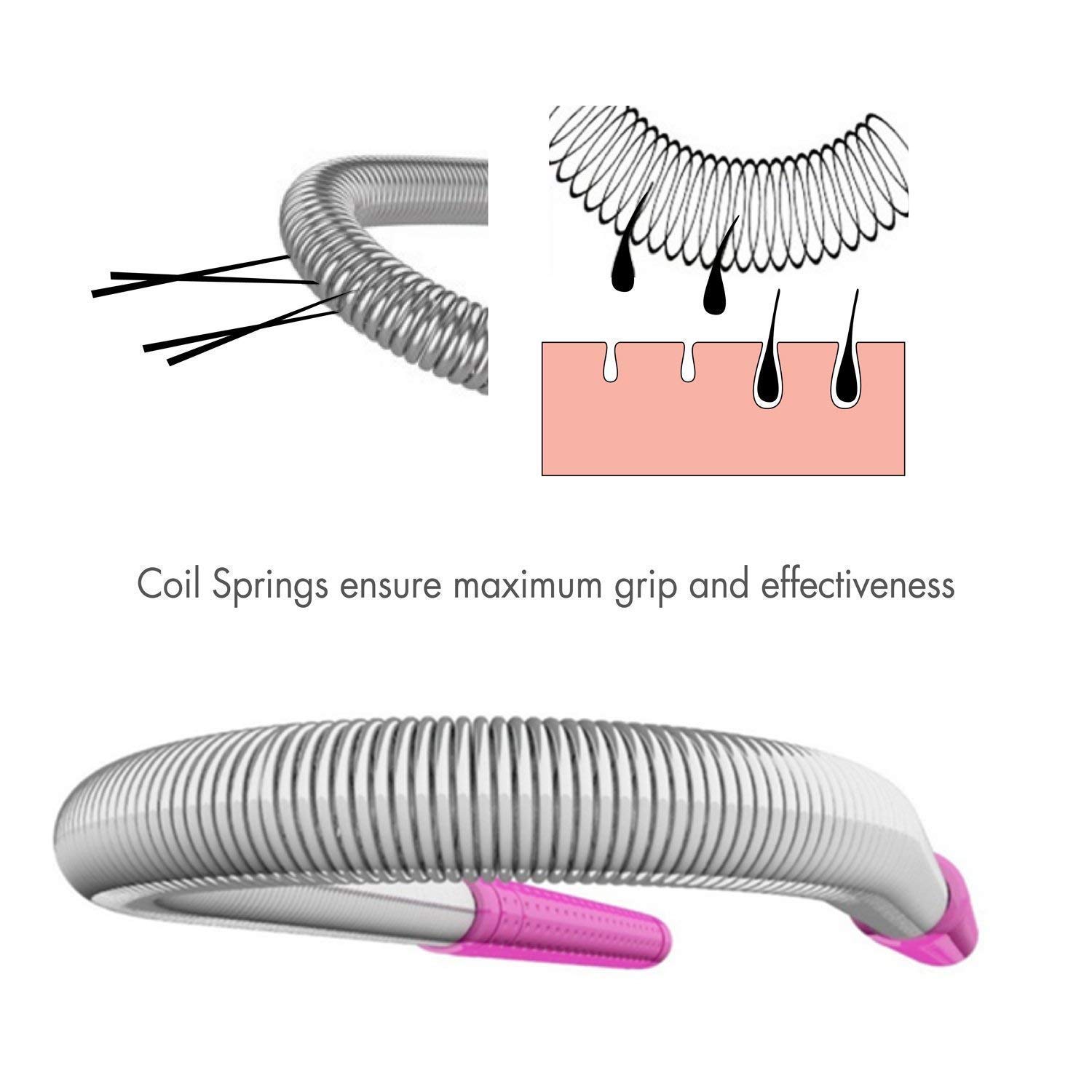 Zeinwap Woman Epilator Manual Facial Hair Remover Stick Face Body Hair Remover Epilators Hair Cleaning Remove Cleanser Beauty Tools (Pack of 2)