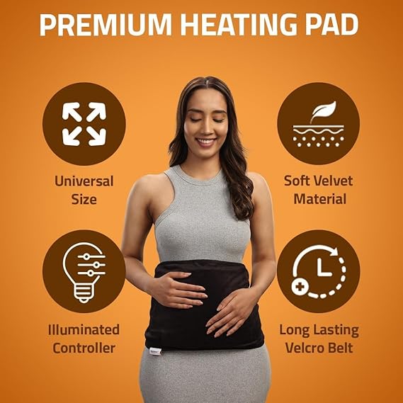 MEDTECH® Orthopaedic Electric Heating Pad for Pain Relief | Heat Pad Electric for Pain Relief suitable for Lower Back, Knee, Shoulder, Period Cramps, Neck and Back Pain | Regular Size | 2 Years Warranty