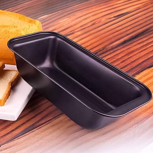Xpandio Nonstick Bakeware Baking Pan/Nonstick Cake Pan, Carbon Steel Rectangle Cake Bread Loaf Pan Rectangle - 20cm x 11.5cm x 6cm (1 pc, Rectangular)