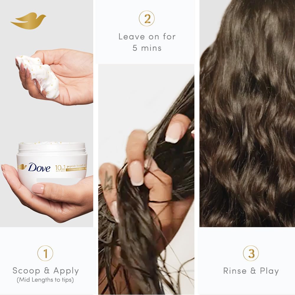 Dove 10in1 Peptide Bond Strength Hair Treatment Mask 300 ml 