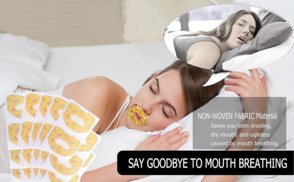 30 Pcs Gentle Sleep Mouth Tape, Hypoallergenic Anti-Snoring Strips