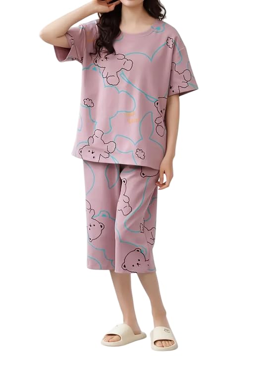 Lunza Women's Cotton Blend Pajama Set