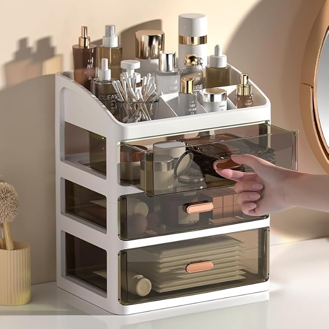 Zollyss Bathroom Cosmetic Organiser with 3 Layers