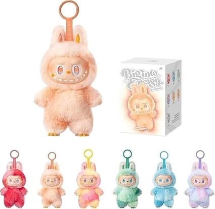 HOME BUY Labubu Doll Action Design Collectible Kids Toy Return Gift Home Decorations The Monsters Big Energy Series Blind Box Cute Toy Decor Gift (Random Color - 1 Pc)