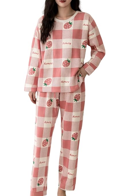 Lunza Korean Style Women's Cotton Blend Pajama Set