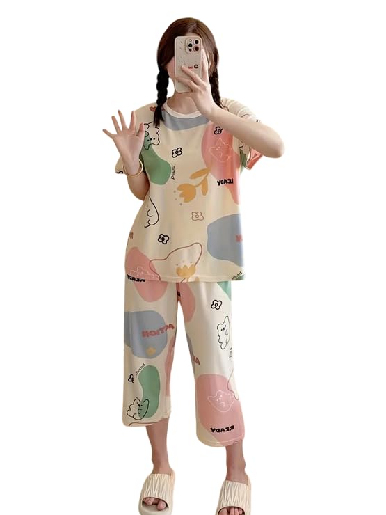 Lunza Women's Cotton Blend Pajama Set