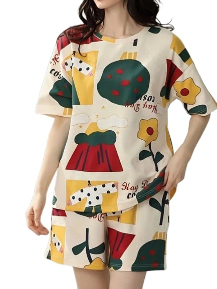 Lunza Women's Cotton Blend Pajama Set