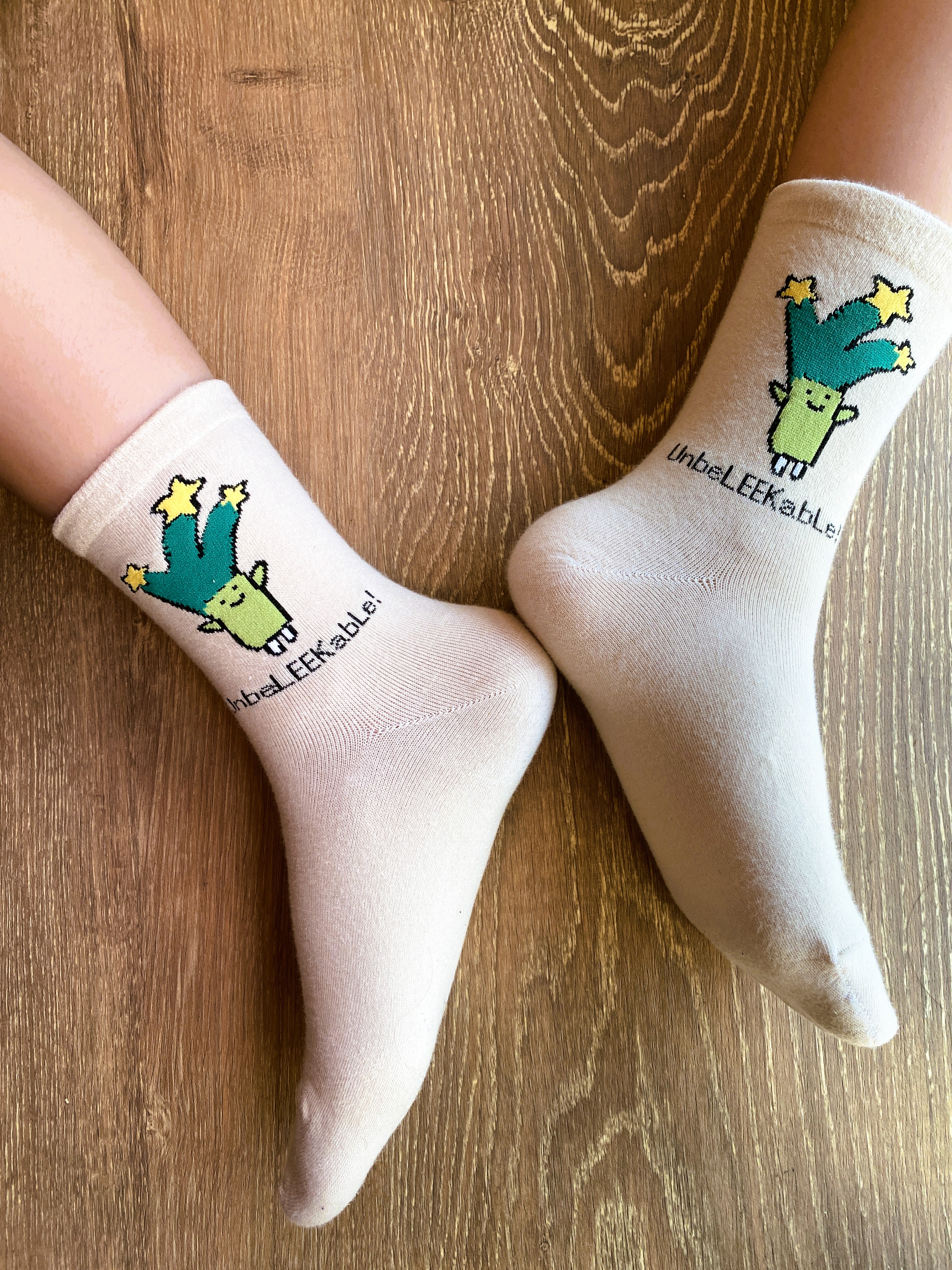 Baby Leek Un-be-LEEK-able! Socks