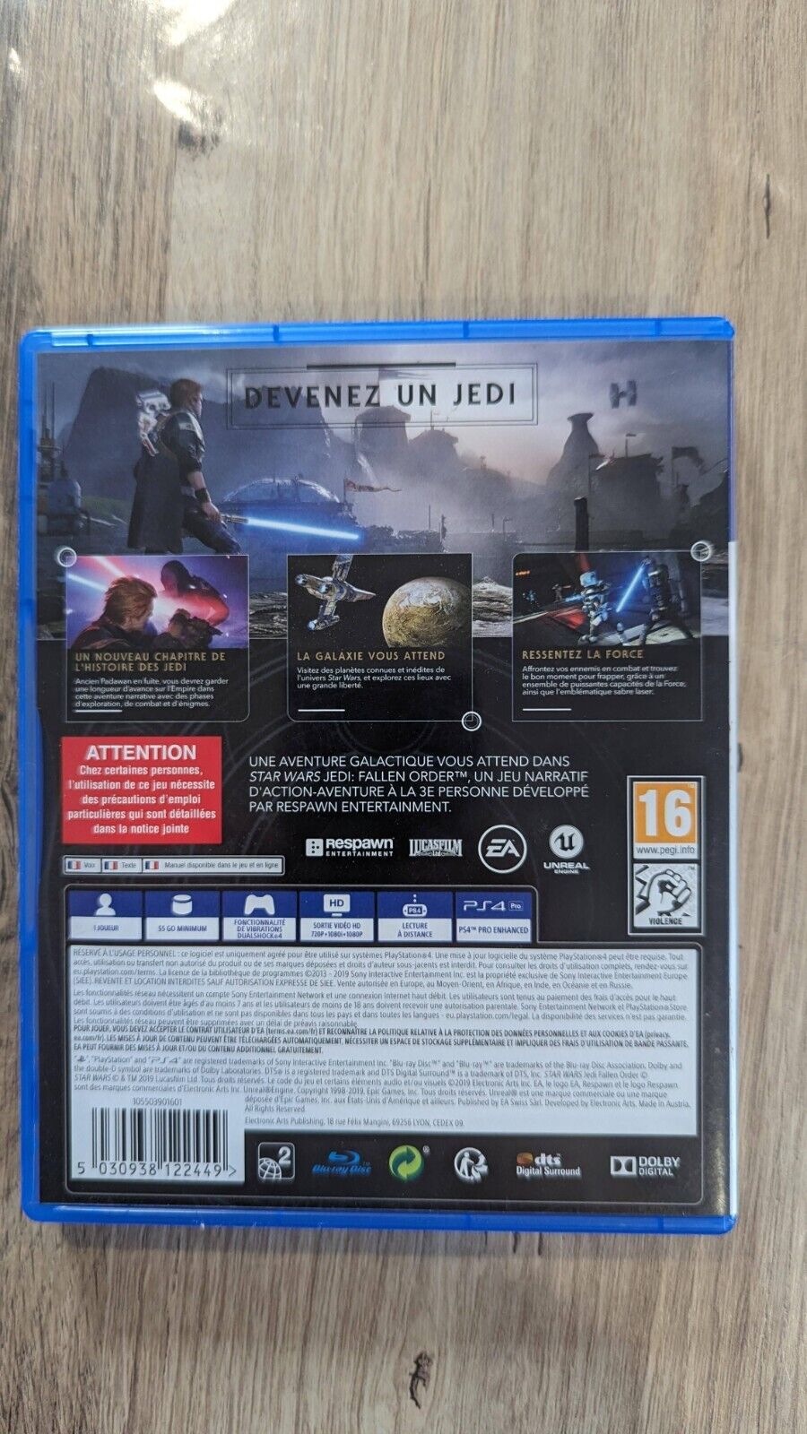 Star Wars Jedi : Fallen Order PS4