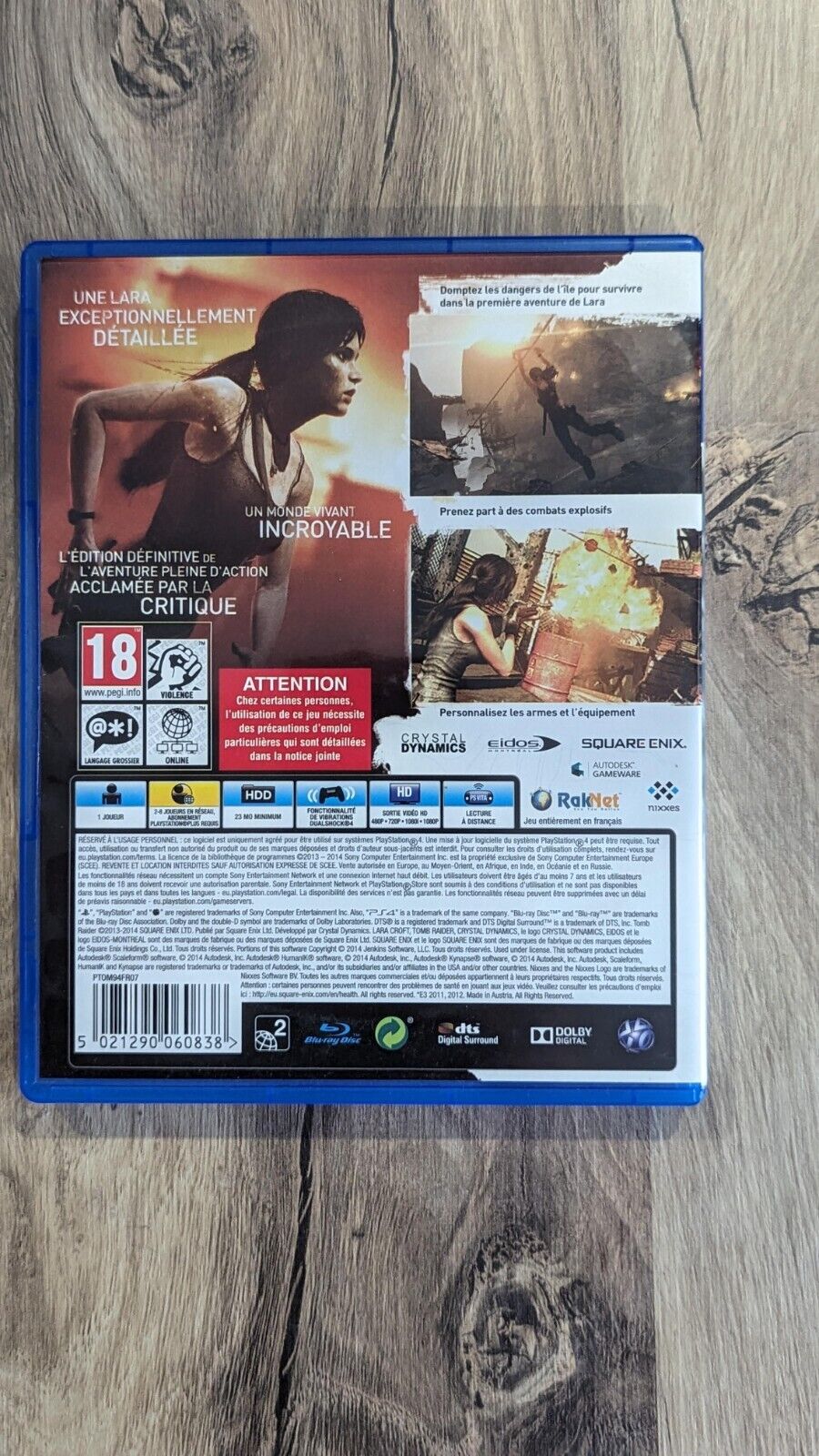 Tomb Raider : Definitive Edition PS4