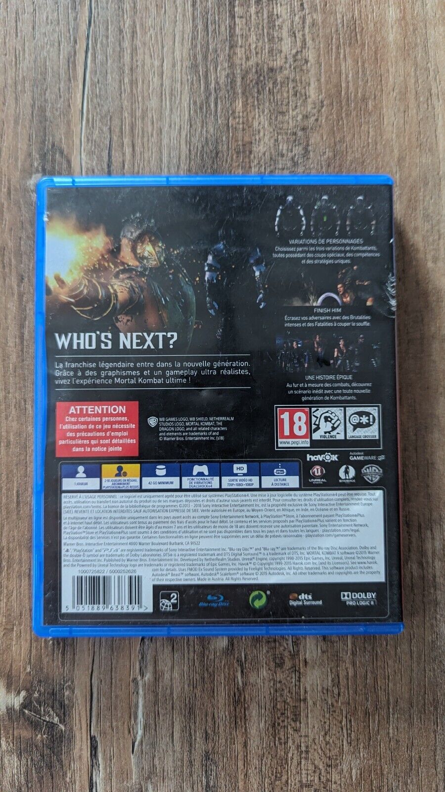 Mortal Kombat X : Playstation Hits PS4